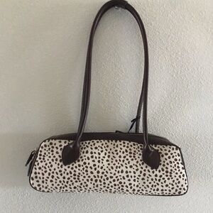 House of Harlow 1960 Genuine Calf Hair Long Shoulder Bag